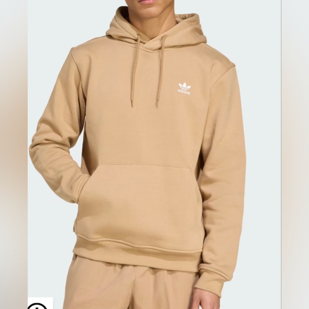 Adidas Kaki Tan Hoodie Small